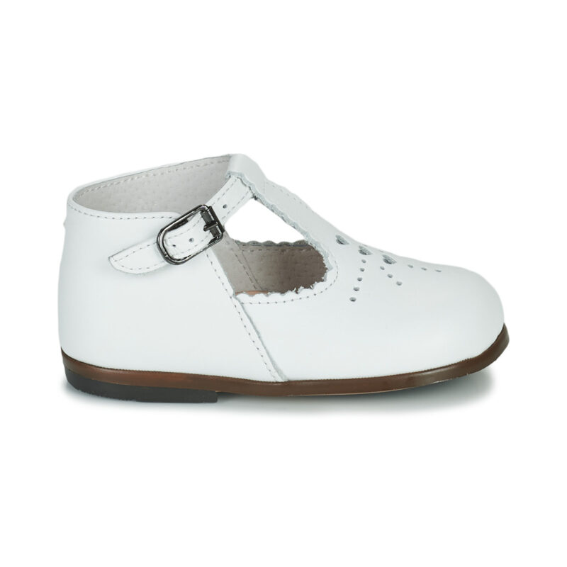 bambina ragazza Little Mary FLORIANE Bianco Ballerine Bambina - 2