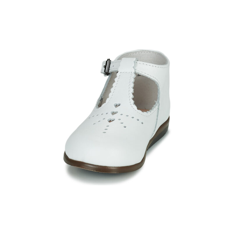 bambina ragazza Little Mary FLORIANE Bianco Ballerine Bambina - 3