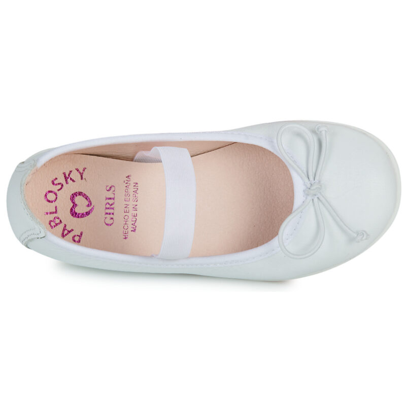 bambina ragazza Pablosky 351200 Bianco Ballerine Bambina - 6