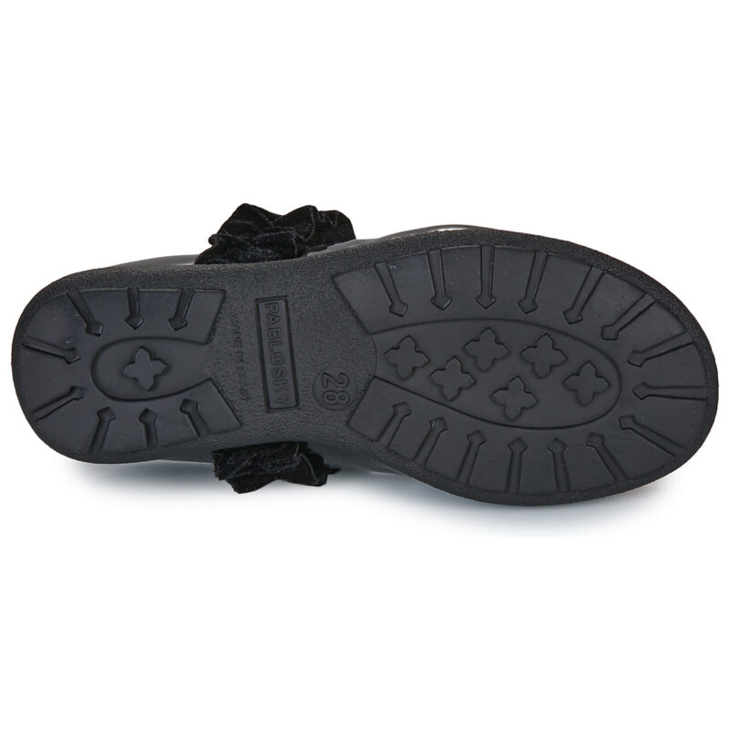 Pablosky 361319 Schwarze Ballerinas f&uuml;r M&auml;dchen - Gr&ouml;&szlig;e 7