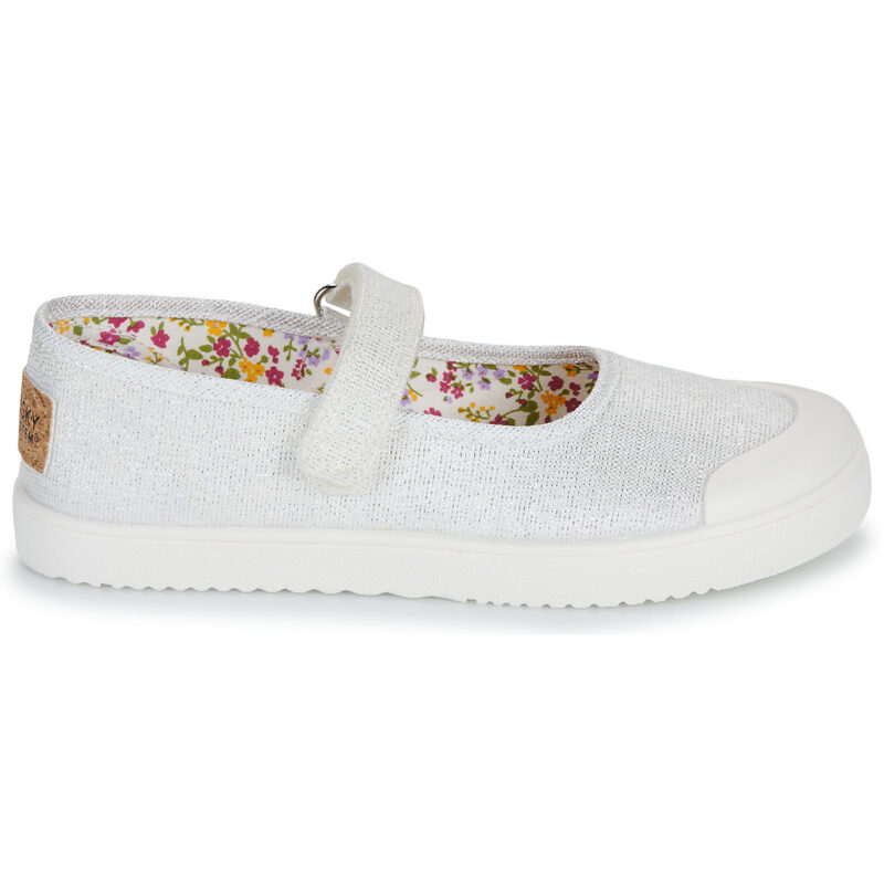 bambina ragazza Pablosky BASIC CANVAS Bianco Ballerine Bambina - 2