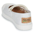 bambina ragazza Pablosky BASIC CANVAS Bianco Ballerine Bambina - 5