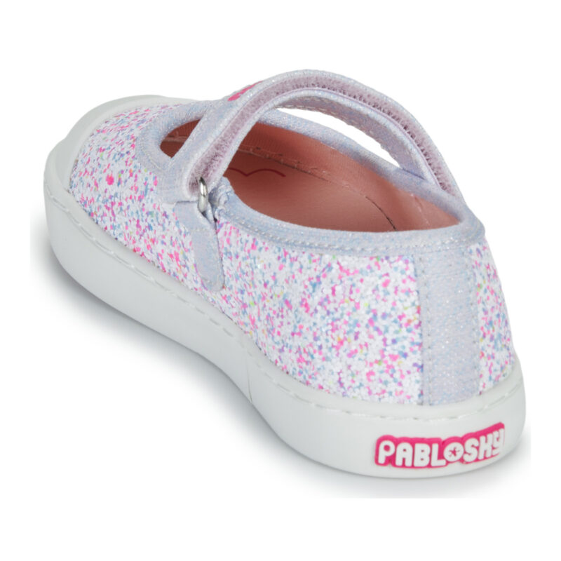 bambina ragazza Pablosky CANVAS Argento Ballerine Bambina - 5