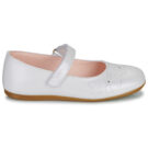 Ballerines blanches Pablosky LINDA pour filles - Taille 2