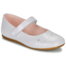 Ballerines blanches Pablosky LINDA pour filles - Taille 1