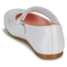 Ballerines blanches Pablosky LINDA pour filles - Taille 5