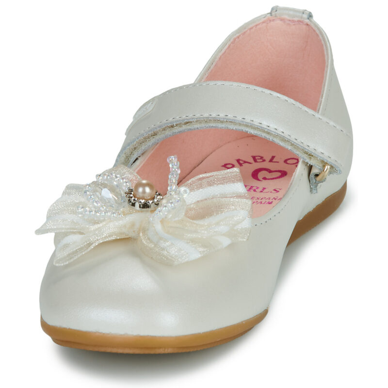 M&auml;dchen Pablosky LINDA Wei&szlig; Ballerine M&auml;dchen - 3