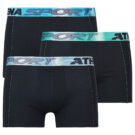 Pack de 3 b&oacute;xers Athena ODOR CONTROL negros para hombre - 1