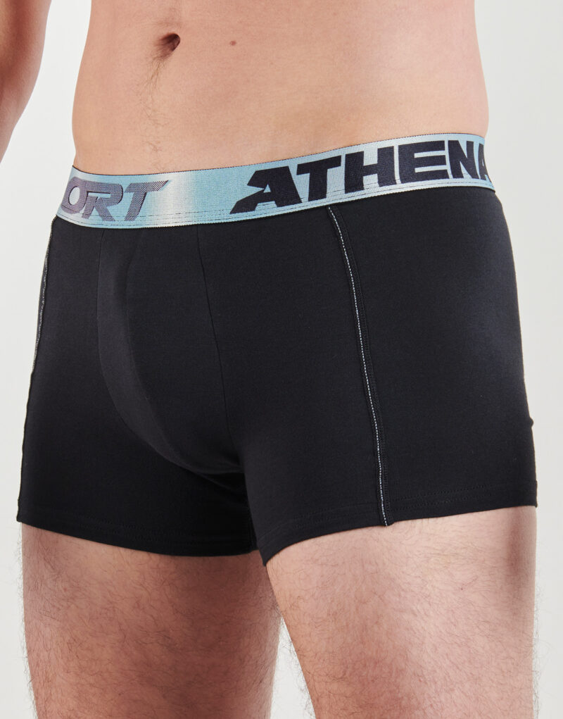 Pack de 3 b&oacute;xers Athena ODOR CONTROL negros para hombre - 3