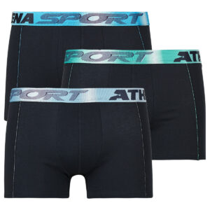 Boxer hombre Athena ODOR CONTROL Pack de 3 Negro Athena 3106431377623