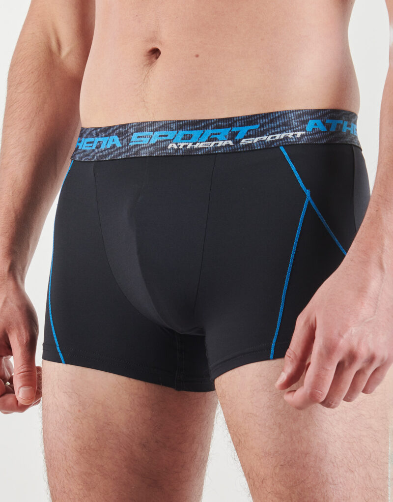 Athena Boxer TRANING DRY Pack de 3 Negros - B&oacute;xers para hombre - 3