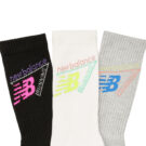 Calze sportive New Balance ACTIVE GRAPHIC CREW SOCKS 3 PACK Multicolore Calze sportive Uomo - 2