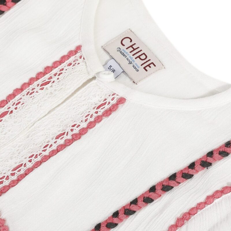 Camicetta ragazza Chipie 8R12014-19 Bianco Camicette Bambina - 3