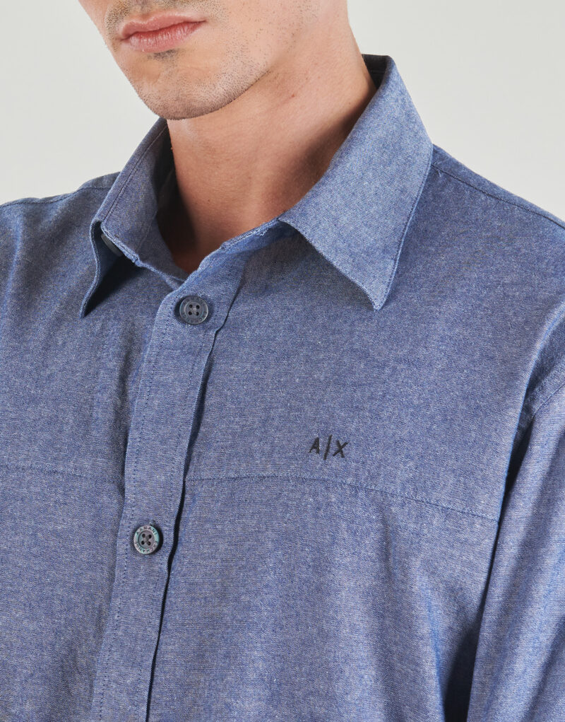 Kurzarmhemd Armani Exchange XM002283 Blau Kurzarmhemden Herren - 5
