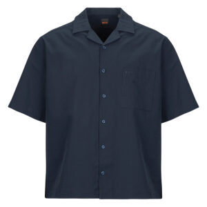 Camicia a maniche corte uomo BOSS  Lapisy_M  Marine BOSS 4063549886586
