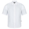 Camicia a maniche corte uomo BOSS Rash_2_M Bianco BOSS 4063546183183