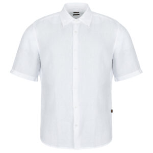 Camicia a maniche corte uomo BOSS  Rash_2_M  Bianco BOSS 4063546183183