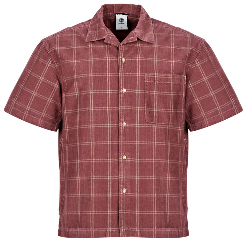 Camicia a maniche corte  Element  RELAX SB SS  Rosso Camicie a maniche corte Uomo - 1