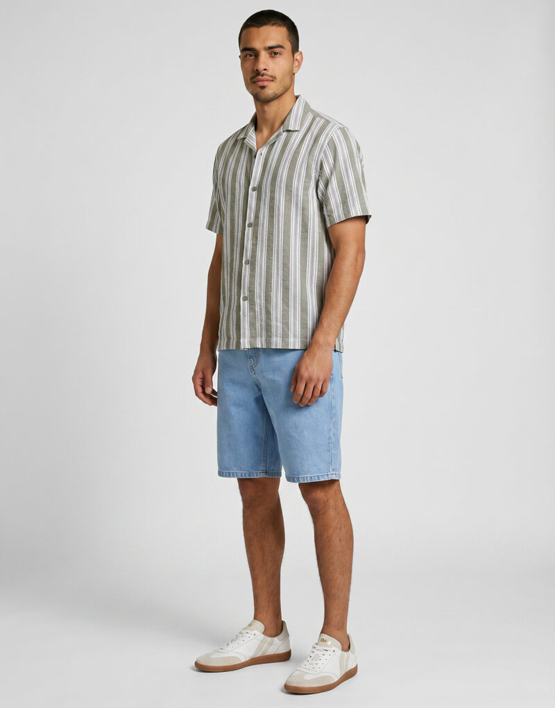 Kurzarmhemd Only & Sons ONSWALKER RLX RESORT Khaki Kurzarmhemden Herren - 3