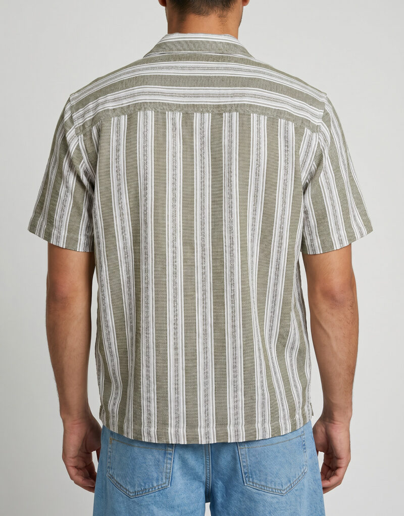 Kurzarmhemd Only & Sons ONSWALKER RLX RESORT Khaki Kurzarmhemden Herren - 4