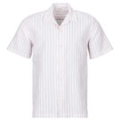 Camisa de manga corta Selected SLHREGCLAY LINEN BLEND SS SHIR Rosa Camisas de manga corta Hombre - 1