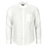 Camicia a maniche lunghe uomo Gant REG GMNT DYED LINEN SHIRT Bianco Gant 7325708306036