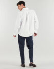 Lang&auml;rmeliges Shirt Gant REG GMNT GEF&Auml;RBTES LEINENHEMD Wei&szlig; - Herren Langarmhemden - 4