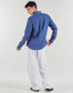 Lang&auml;rmeliges Shirt Gant REG GMNT GEF&Auml;RBTES LEINENHEMD Blau - Herren Langarmhemden - 4