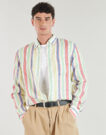 Lang&auml;rmeliges Shirt Gant Mehrfarbiges Leinenhemd mit Streifenmuster - Herren Langarmhemd - 2