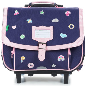 Cartella con rotelle ragazza Tann's  JOY TROLLEY 38 CM  Marine Tann's 3662498098517