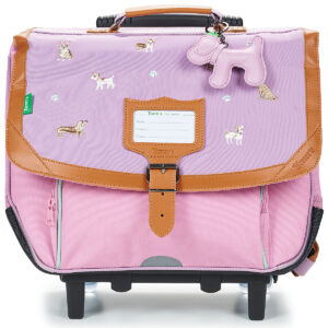 Cartella con rotelle ragazza Tann's  MILA TROLLEY 38CM  Rosa Tann's 3662498098616