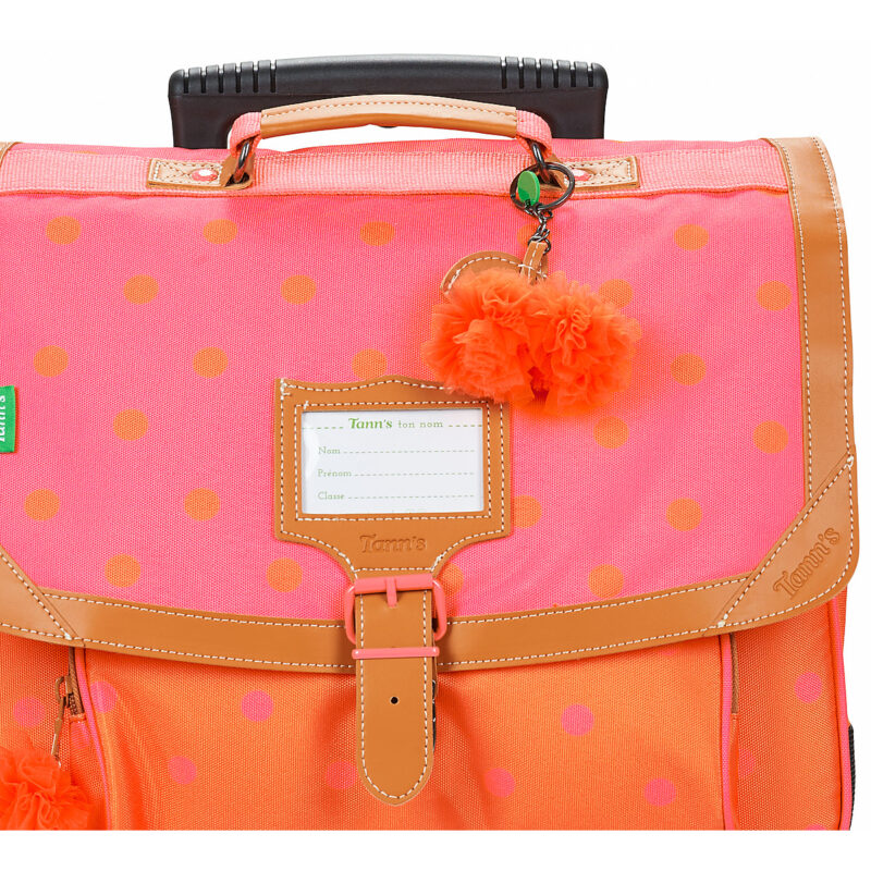 con rotelle Bambina Tann's SIDONIE TROLLEY 38 CM Rosa Cartelle con rotelle Bambina - 4