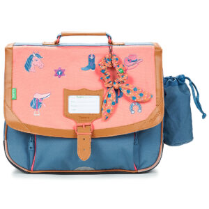 Cartella ragazza Tann's  JANE CARTABLE 38 CM POCHE GOURDE  Rosa Tann's 3662498097718