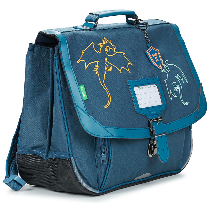 Tann's MERLIN CARTABLE 38CM POCHE GOURDE Blu Cartella Bambino - 2