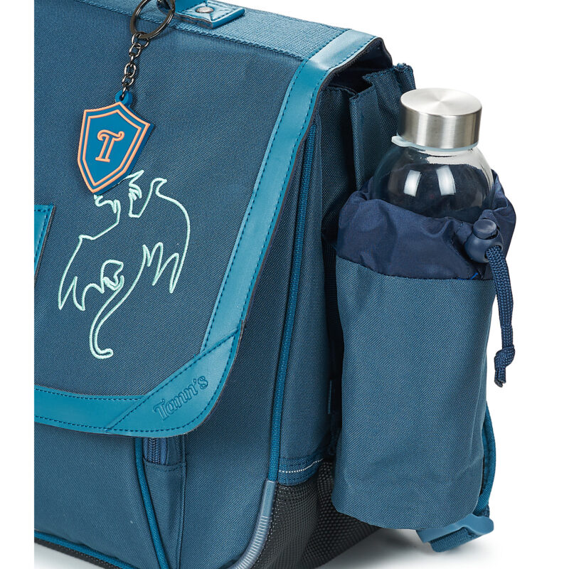 Tann's MERLIN CARTABLE 38CM POCHE GOURDE Blu Cartella Bambino - 4