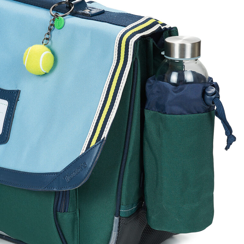 Tann's VALENTIN CARTABLE 38CM POCHE GOURDE Blu Cartella Bambino - 4