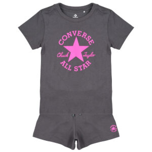 Completo ragazza Converse  DCTP CLASSIC TEE   SHORT SET  Grigio Converse 199012241744