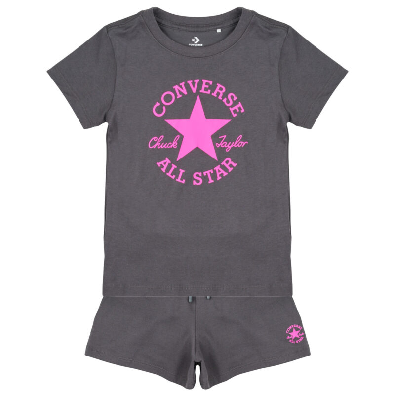Converse DCTP CLASSIC TEE SHORT SET Grau - Mädchen-Set - 1