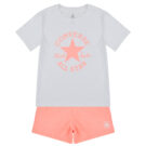 Completo ragazza Converse DCTP CLASSIC TEE SHORT SET Multicolore Completo Bambina - 1