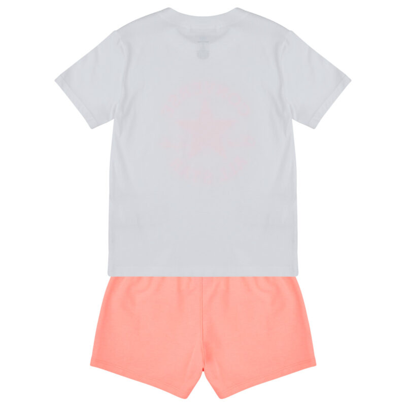Completo ragazza Converse DCTP CLASSIC TEE SHORT SET Multicolore Completo Bambina - 4
