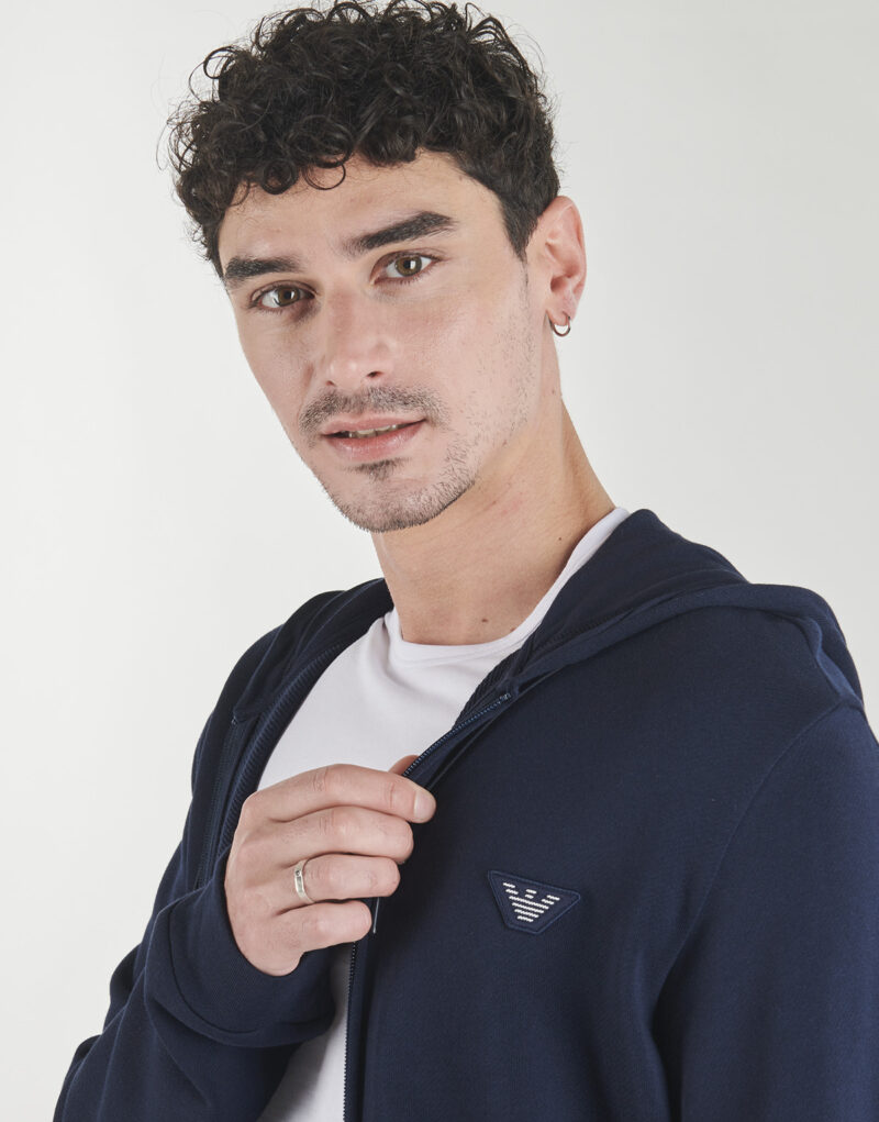 Emporio Armani Hoodies EM000653 Navy Men's Hoodies - 5