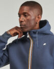 Felpe con cappuccio K-Way RAINER SPACER Blu - Felpe con cappuccio Abbigliamento Uomo - 5