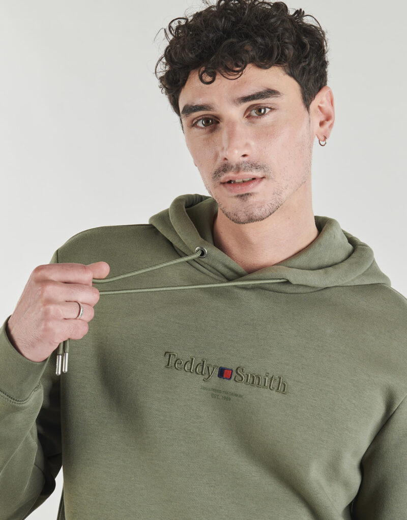 Teddy Smith S-JIM Hoodies, Khaki, Herren-Hoodies - Gr&ouml;&szlig;e 5