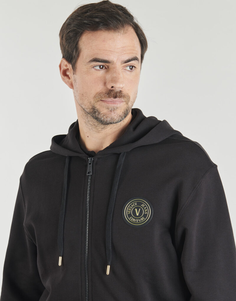Versace Jeans Couture Hoodies 80GAIT03 Schwarze Herren-Hoodies - 5
