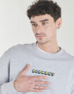 Felpe Element WORLD PEACE CR Grigio Felpe Uomo - 5