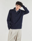 Sweatshirts Gant LEICHTER SACKER HALBREISSVERSCHLUSS Marineblau - Herrenbekleidung Sweatshirts - 2