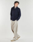 Sweatshirts Gant LEICHTER SACKER HALBREISSVERSCHLUSS Marineblau - Herrenbekleidung Sweatshirts - 3