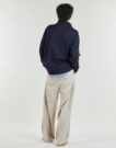 Sweatshirts Gant LEICHTER SACKER HALBREISSVERSCHLUSS Marineblau - Herrenbekleidung Sweatshirts - 4