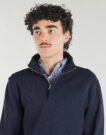 Sweatshirts Gant LEICHTER SACKER HALBREISSVERSCHLUSS Marineblau - Herrenbekleidung Sweatshirts - 5
