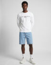 Tommy Hilfiger Sweatshirts TOMMY LOGO SWEATSHIRT Wei&szlig; - Sweatshirts Herrenbekleidung - 2